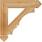 Ekena Millwork Balboa Arts & Crafts Rough Sawn Bracket, Western Red Cedar, 4"W x 22"D x 22"H BKT04X22X22BOA03RWR - alternate 2